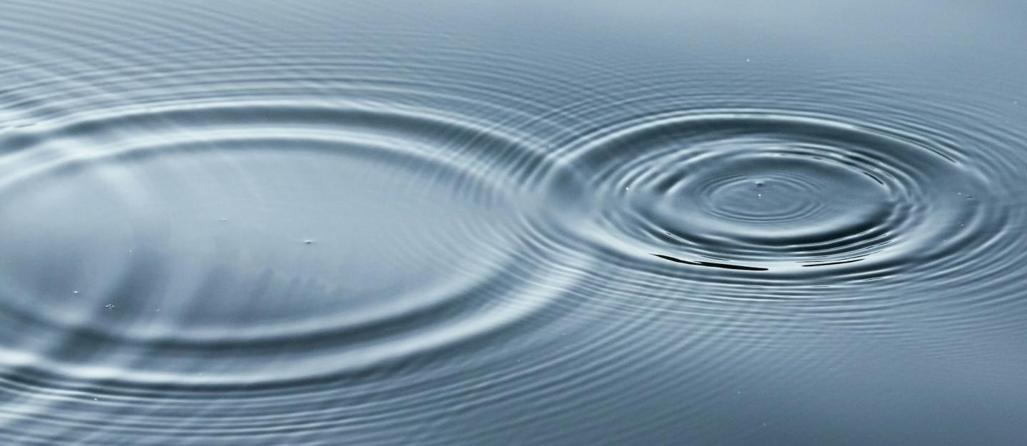 Image of ripples on water surface